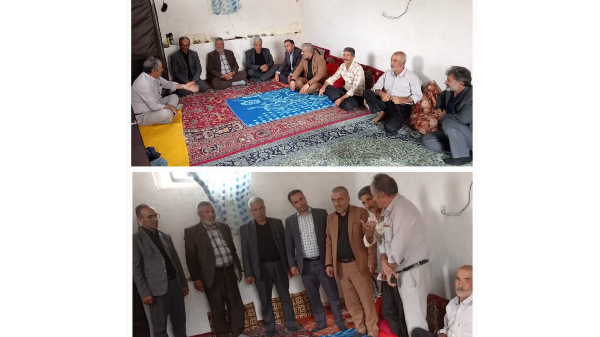 دیدار با جانباز عزیز جناب آقای اروجعلی حیدری در روستای چهارحد