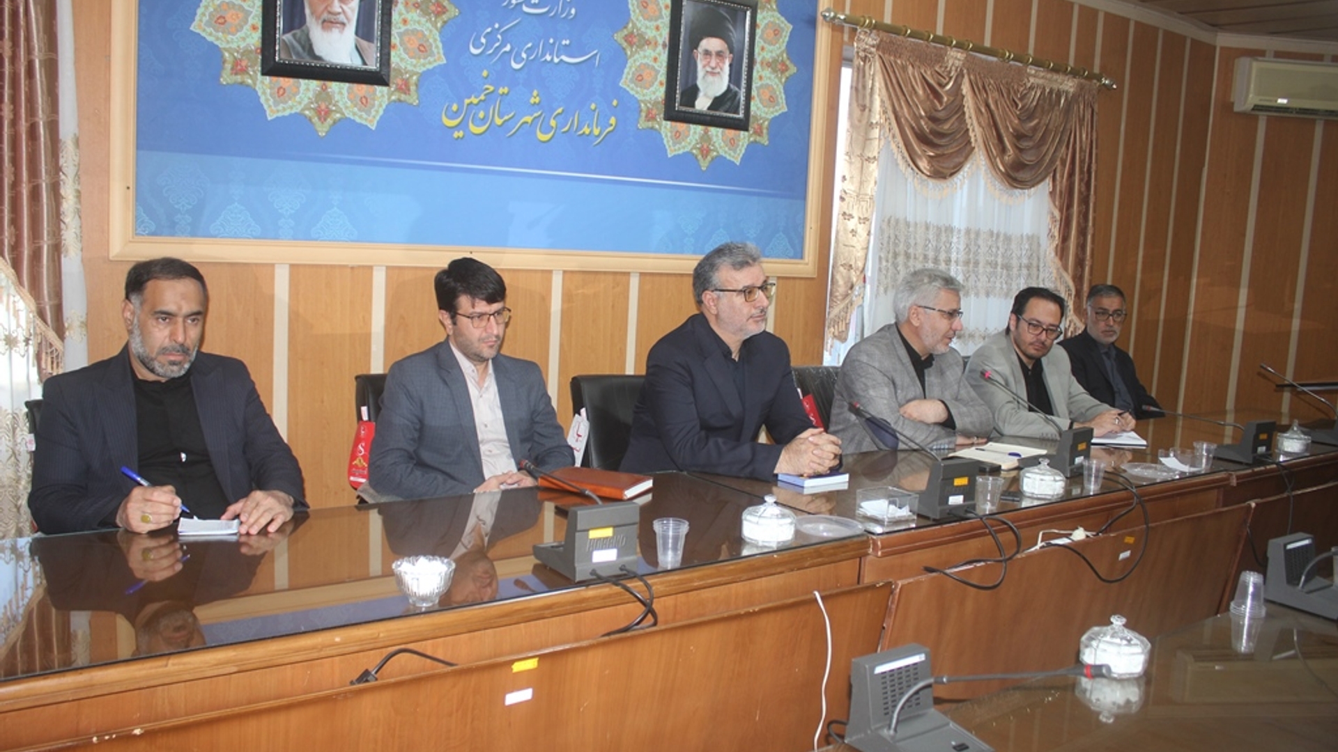 جلسه هماهنگی حد نگاری ( کاداستر ) اراضی کشاورزی شهرستان خمین برگزار شد