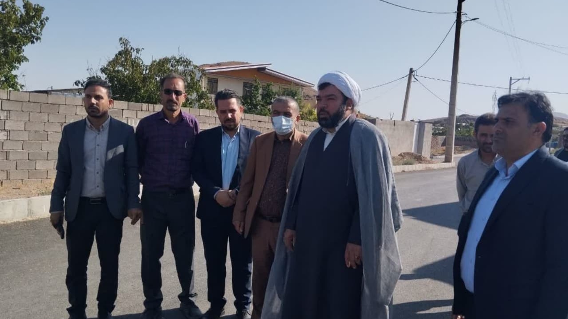 افتتاح سنگ فرش معابر روستای ورامه