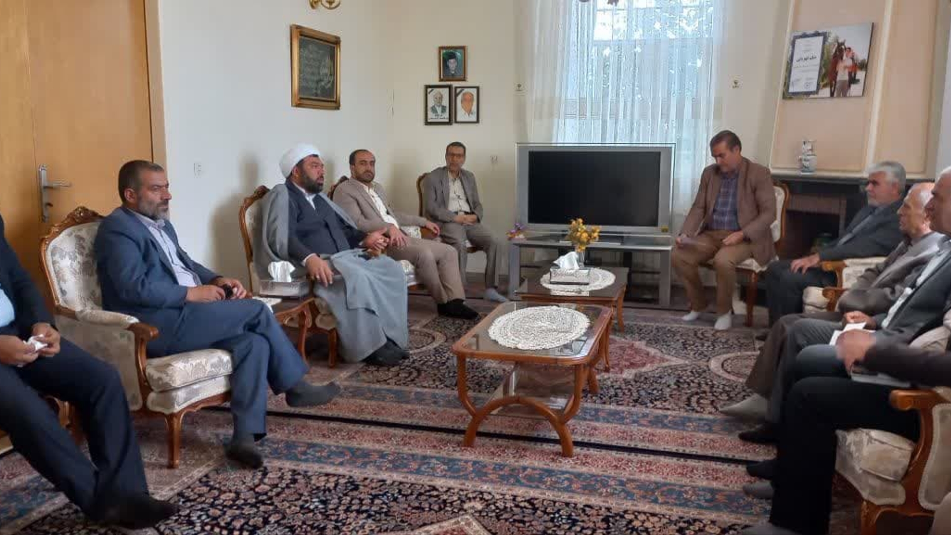 برگزاری جلسه کارگروه جهش تولید در روستای نجف آباد بخش زاویه