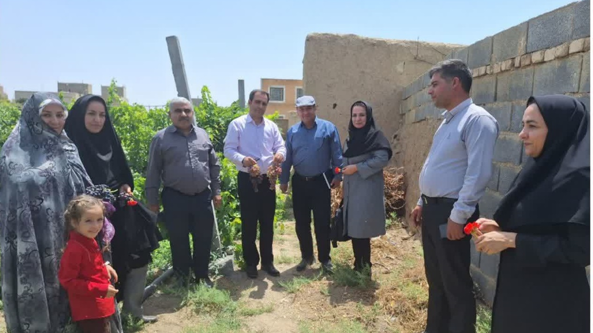 بازدید از فعالیت‌ها و  توانمندیهای بانوان بخش میلاجرد شهرستان کمیجان در حوزه کشاورزی