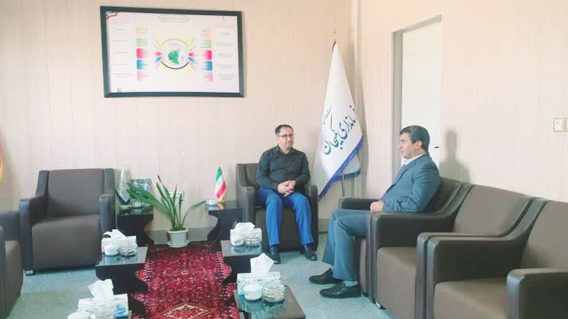 دیدار معاون اجرایی معاونت بهداشت استان مرکزی با فرماندار شهرستان کمیجان