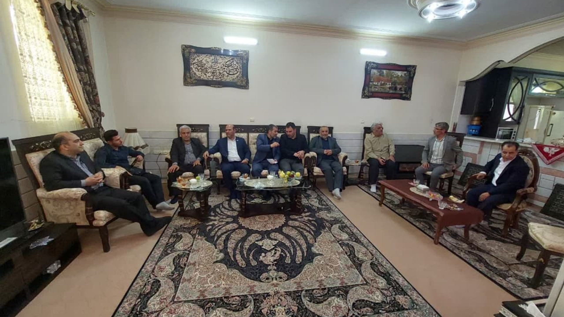 دیدار و تجلیل از جانباز معزز۵۵ درصد مسعود سراجیان
