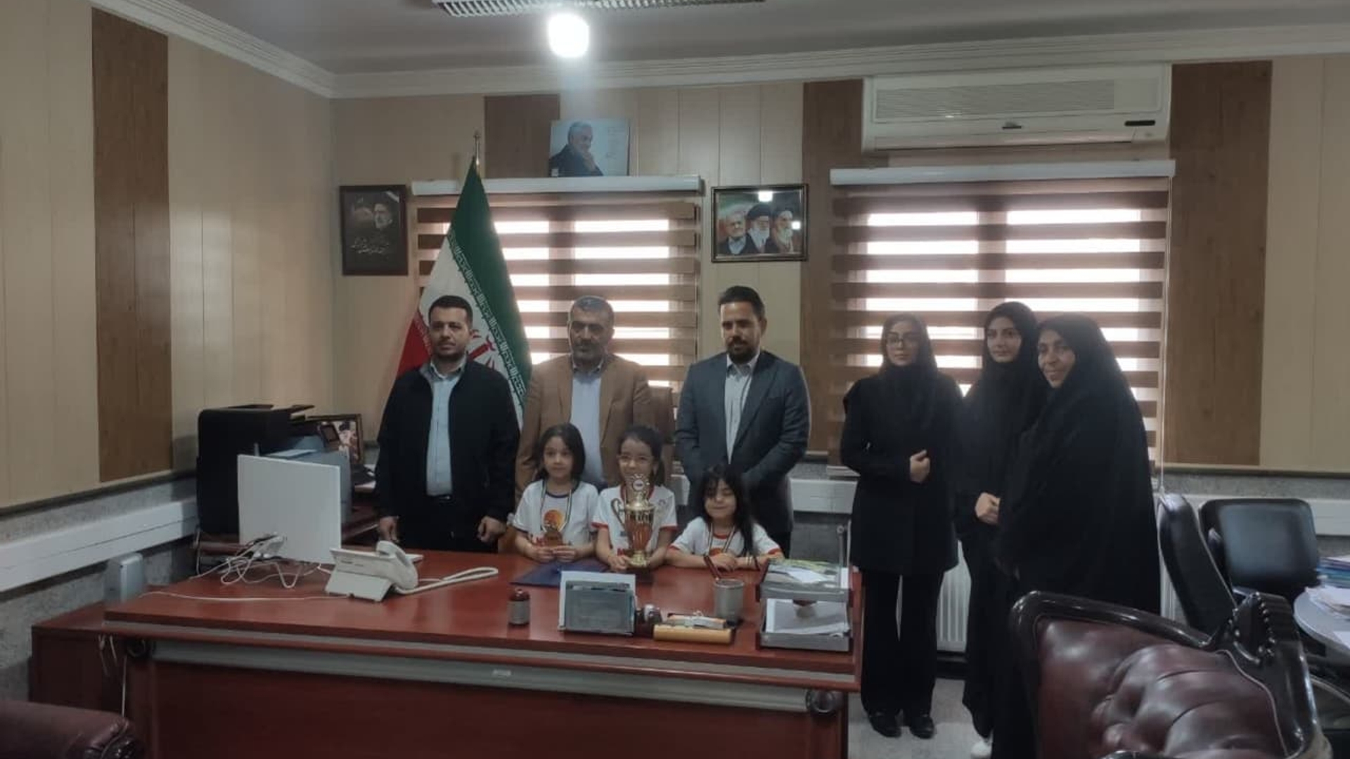 تجلیل از نونهالان بمناسبت کسب مقام دوم در جشنواره کشوری هوش و ریاضی (imat)