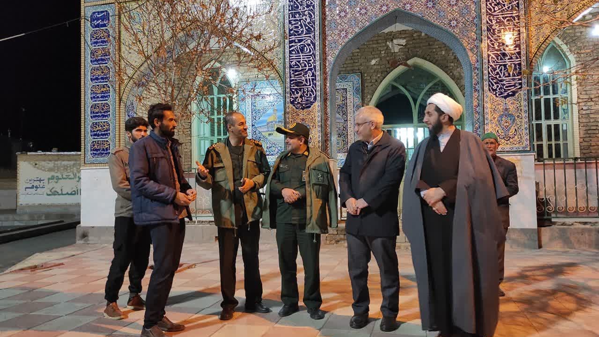 رزمایش اقتدار گشت رضویون در خمین برگزار شد
