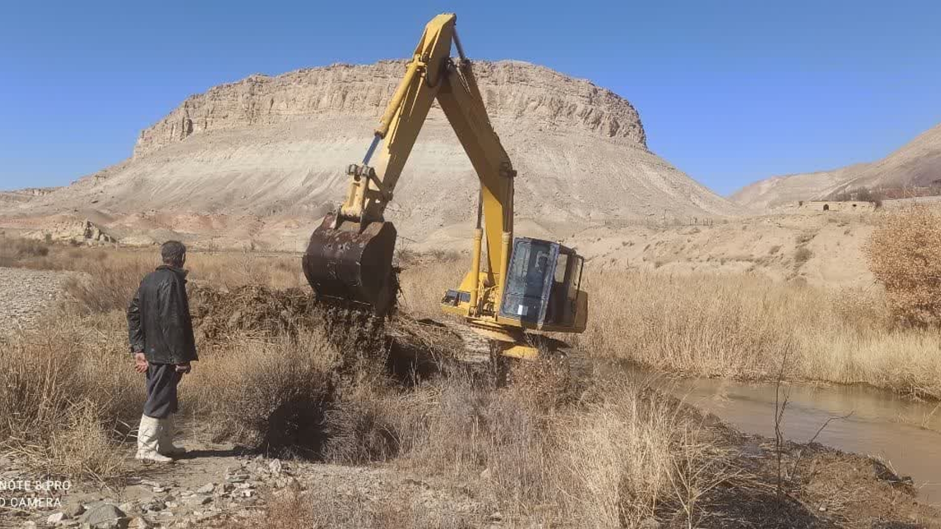ساماندهی و لایروبی رودخانه منتهی به سد الغدیر