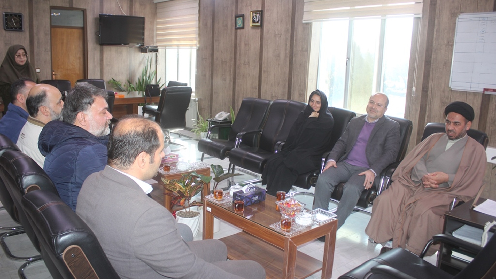 مدیر کتابخانه های عمومی استان با سرپرست فرمانداری خمین دیدار کرد