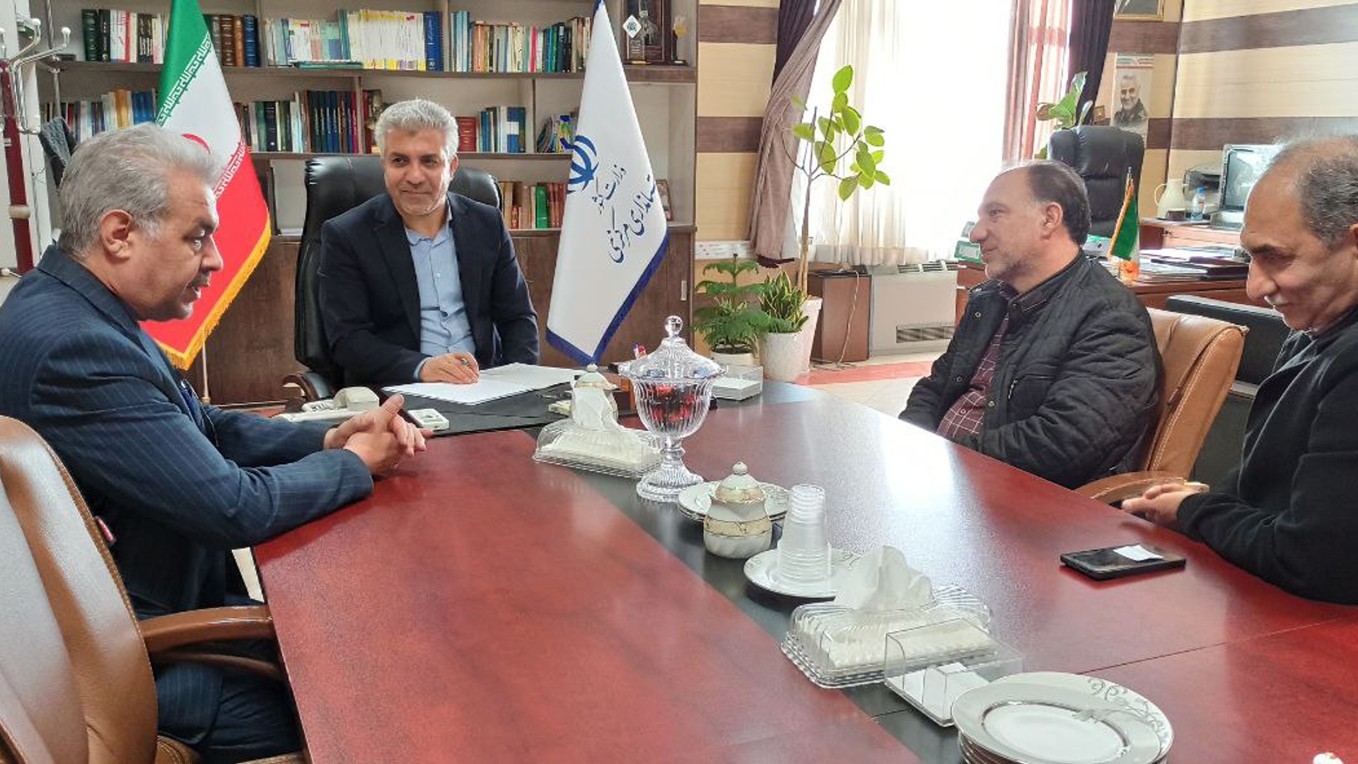 دیدار رئیس سازمان جهاد کشاورزی استان با سرپرست معاونت هماهنگی امور عمرانی