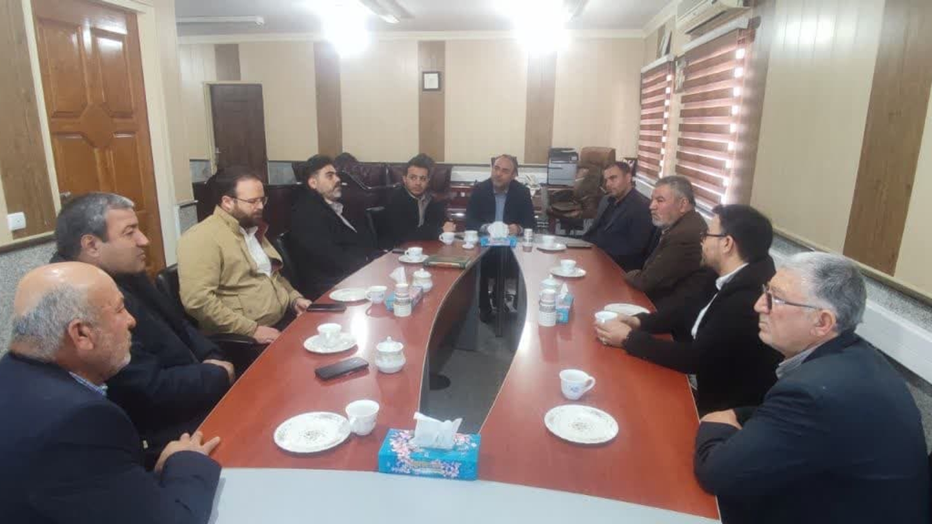 دیدار بخشدار خرقان با فرماندار