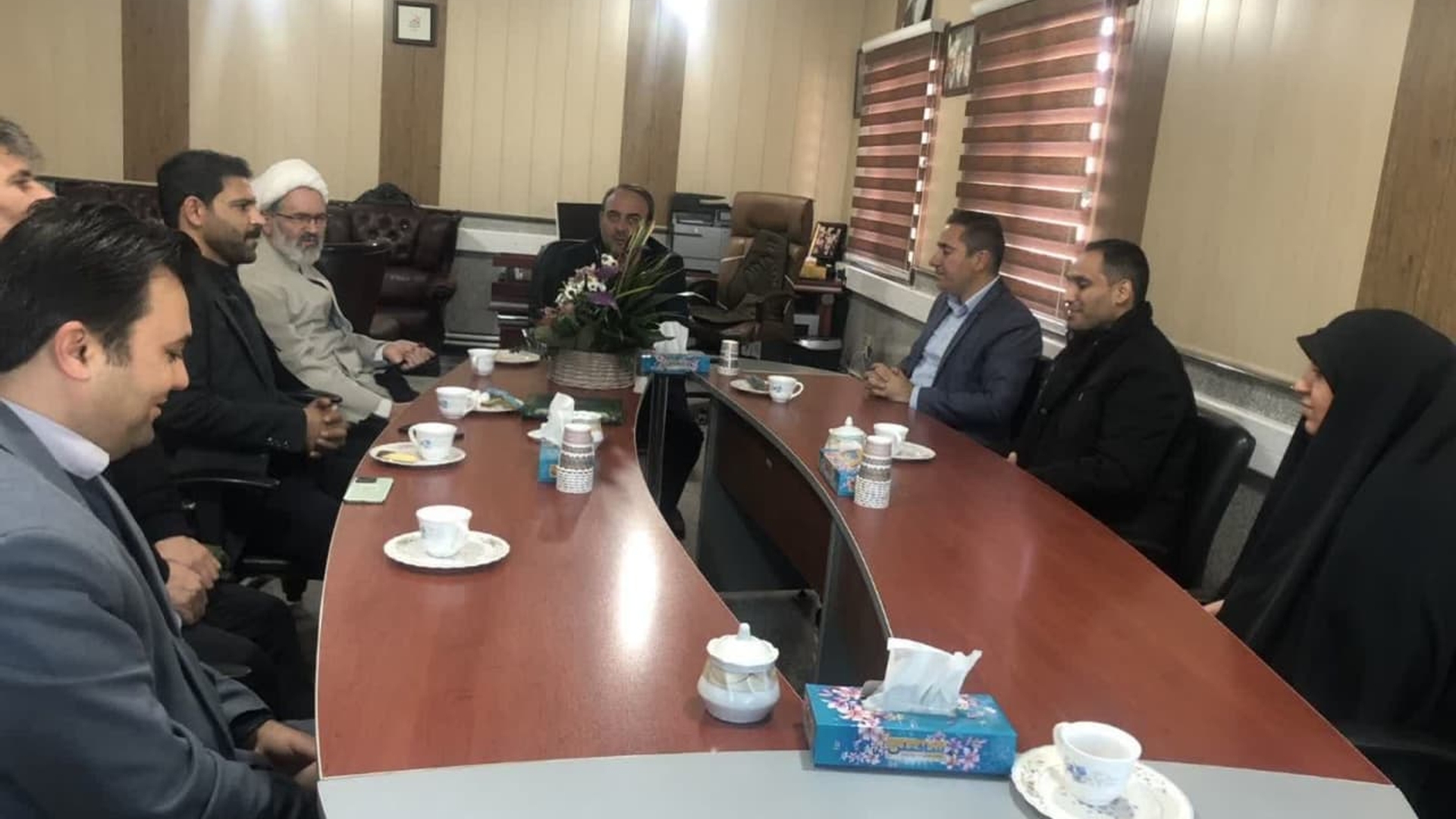 دیدار امام جمــعه پرندک با فرماندار