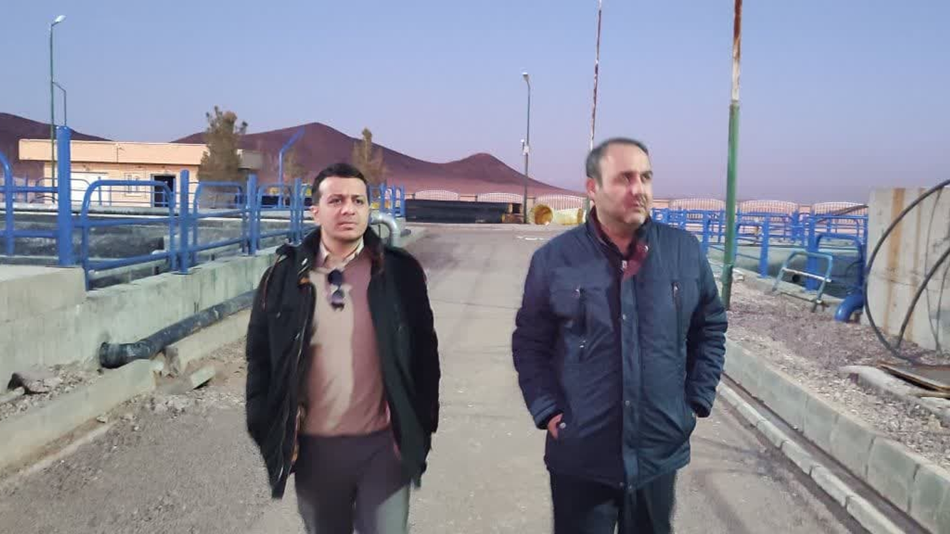 بازدید فرماندار از تصفیه خانه شهرک صنعتی مامونیه