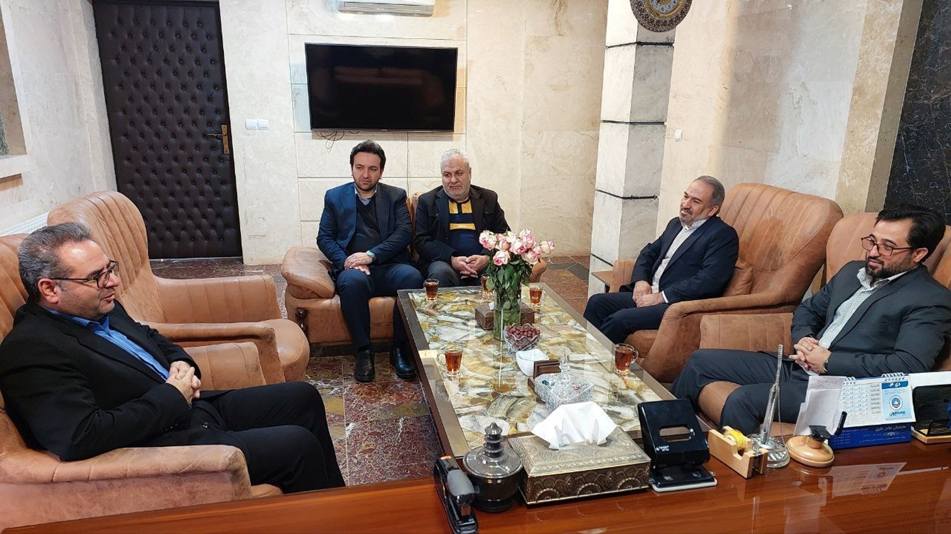 دیدار رییس اداره آموزش و پرورش شهرستان محلات با سرپرست فرمانداری شهرستان