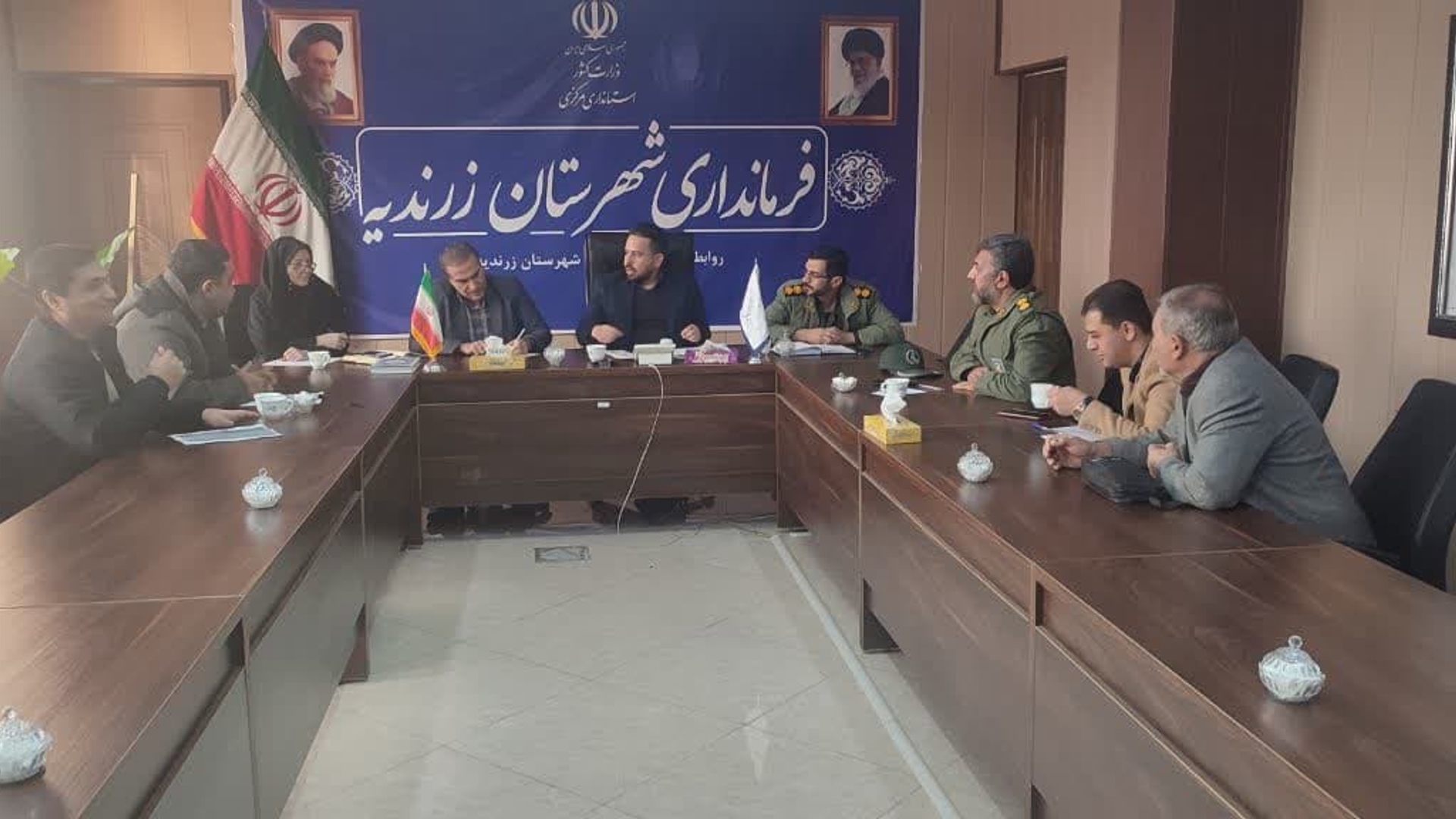 جلسه هماهنگی آبرسانی روستای عشایری بیلفتو