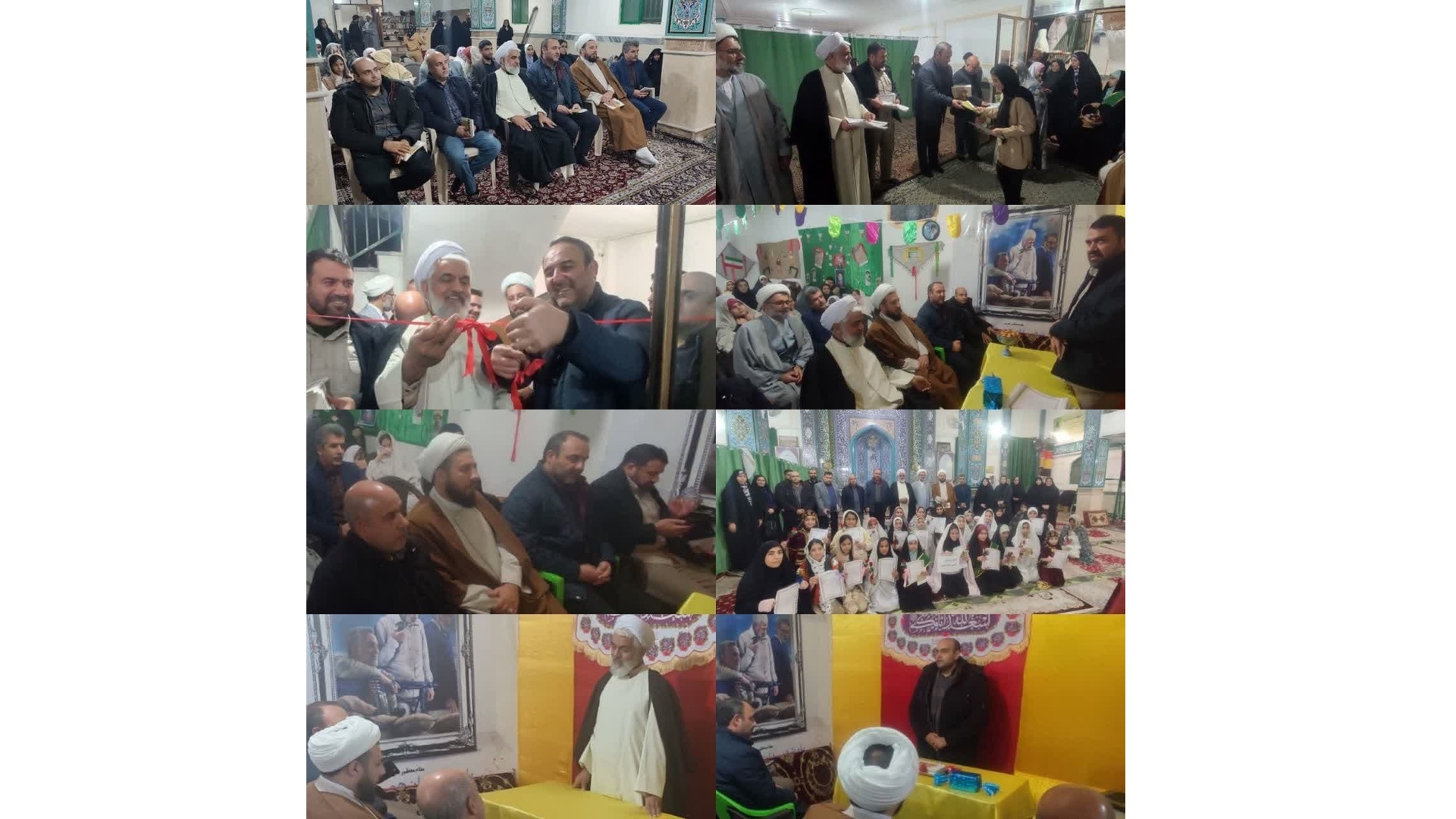 مراسم آغاز اعتکاف دانش آموزی شهرستان زرندیه