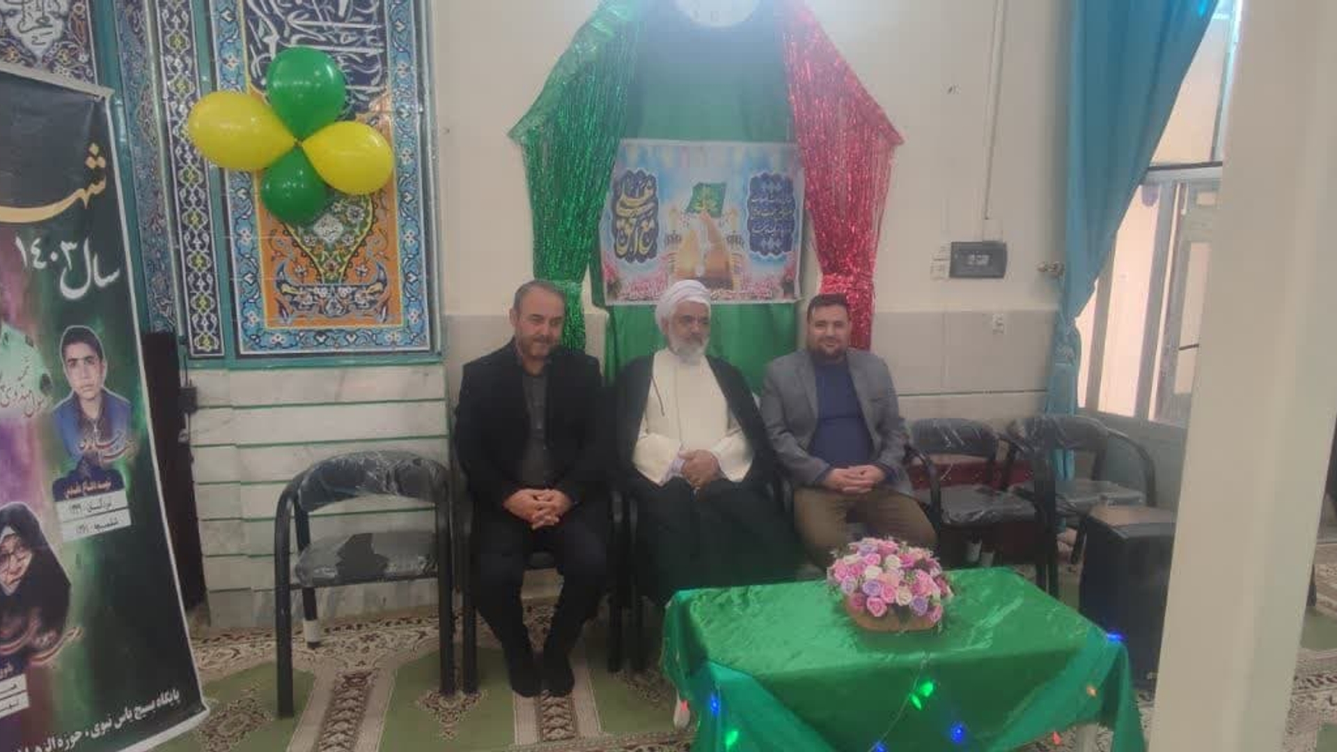مراسم آغاز اعتکاف در شهرستان زرندیه
