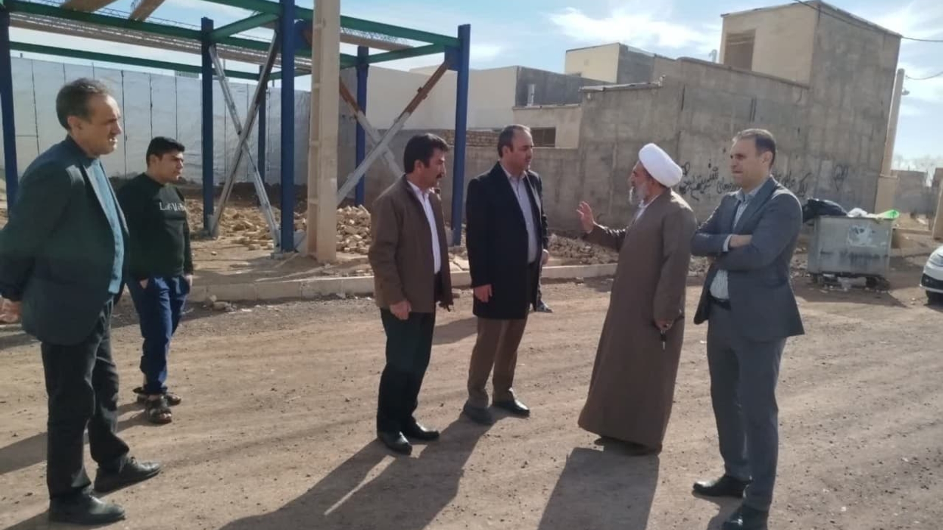 بازدید از معابر؛ انهار و وضعیت بهداشتی مسکن مهر شهر زاویه