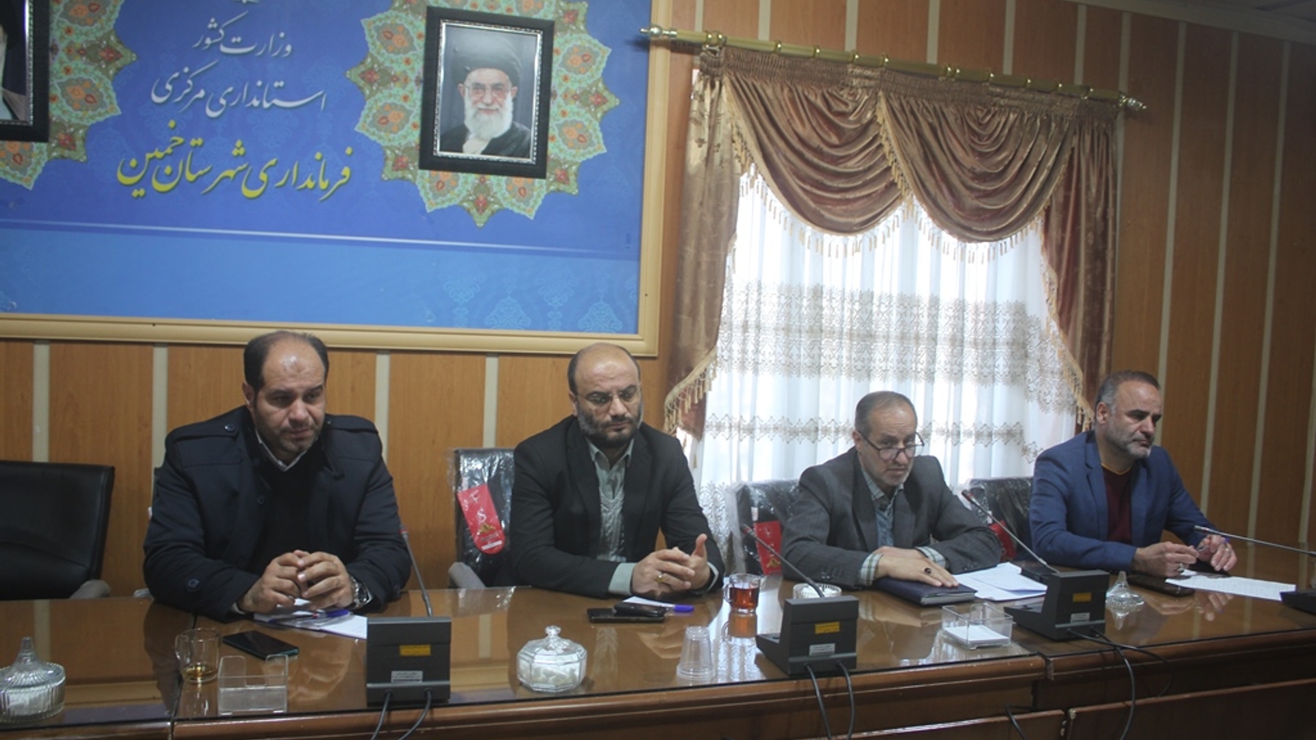 چهارمین جلسه شوراي هماهنگي فرعي مبارزه با مواد مخدر شهرستان خمين در سال 1403 برگزار شد