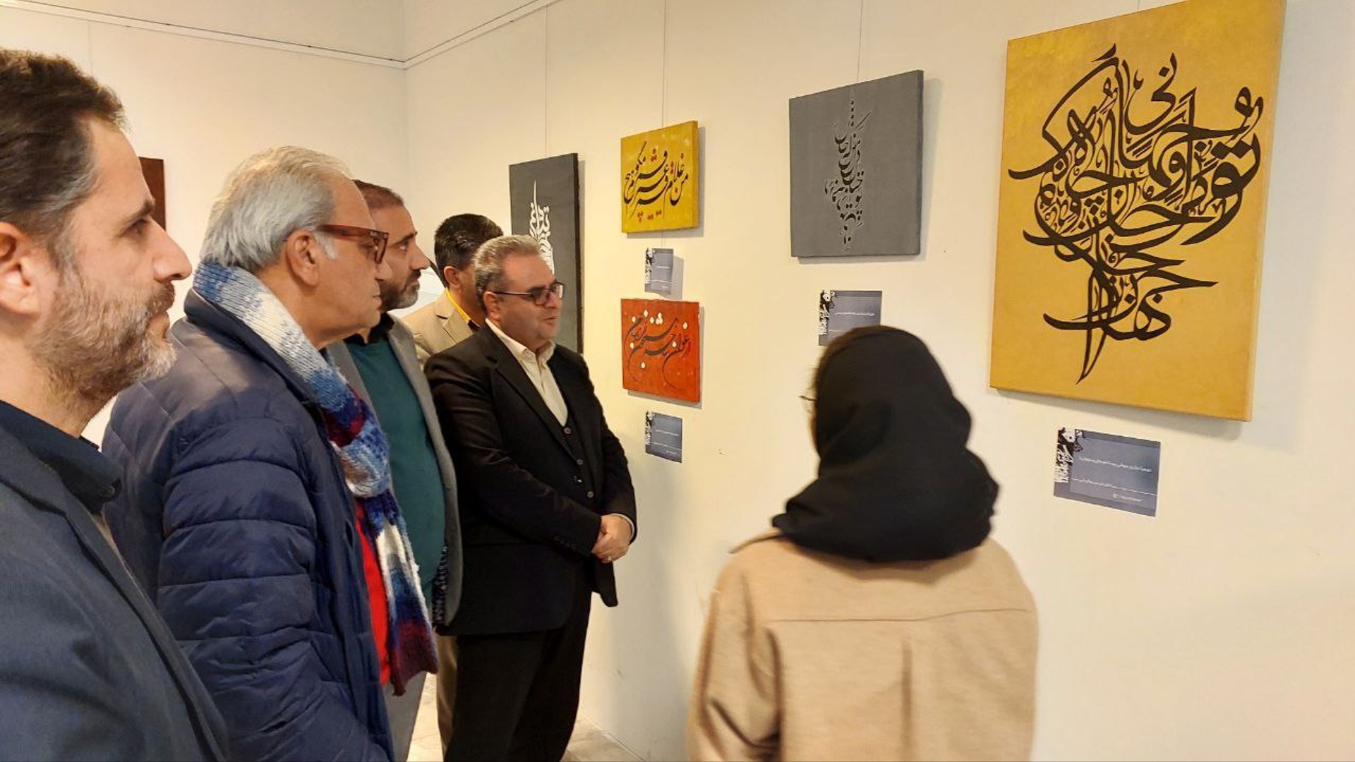 افتتاح نمایشگاه گروهی کالیگرافی هنرمندان شهرستان محلات