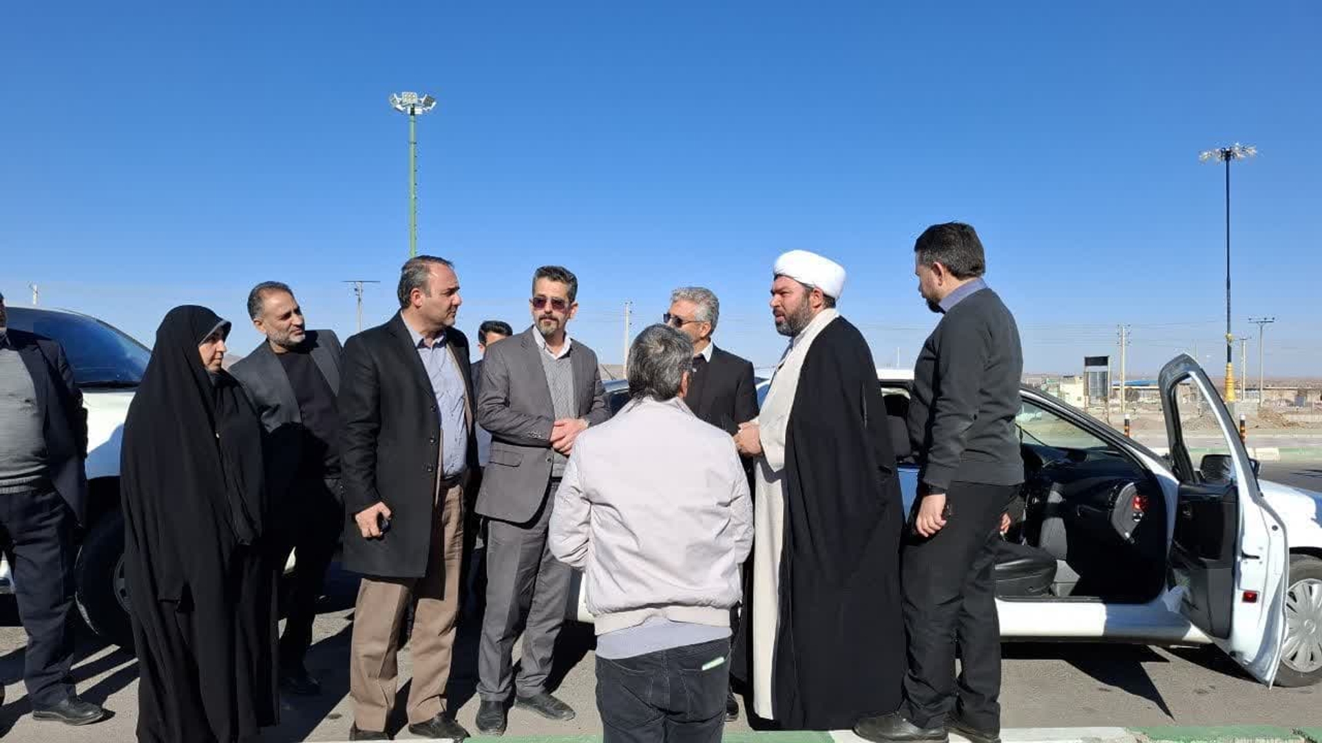 بازدید از وضعیت زمین چمن مصنوعی شهر پرندک