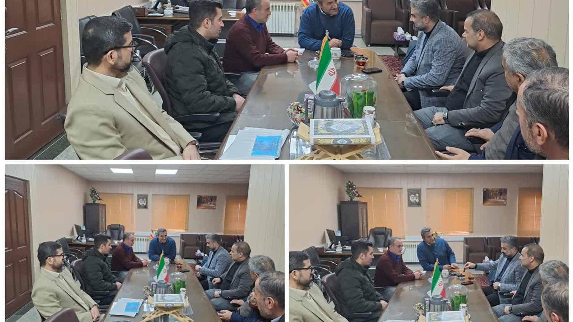 دیدار روسا ادارت شهرستان با سرپرست فرمانداری