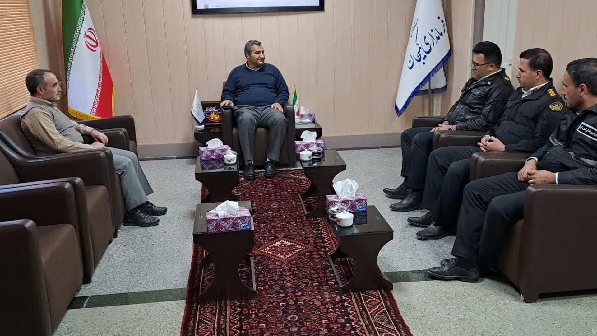 دیدار رئیس پلیس راهور شهرستان با: