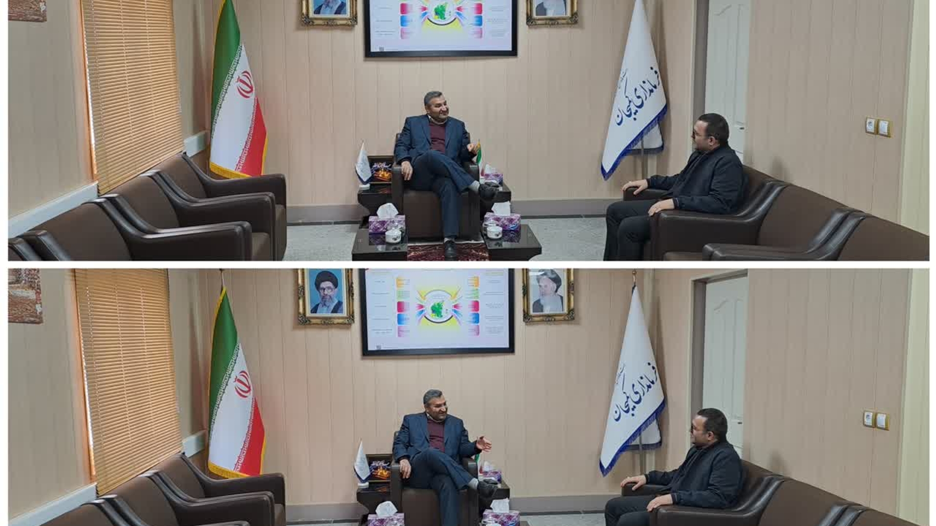 دیدار رئیس جهاد دانشگاهی استان باسرپرست فرمانداری شهرستان کمیجان