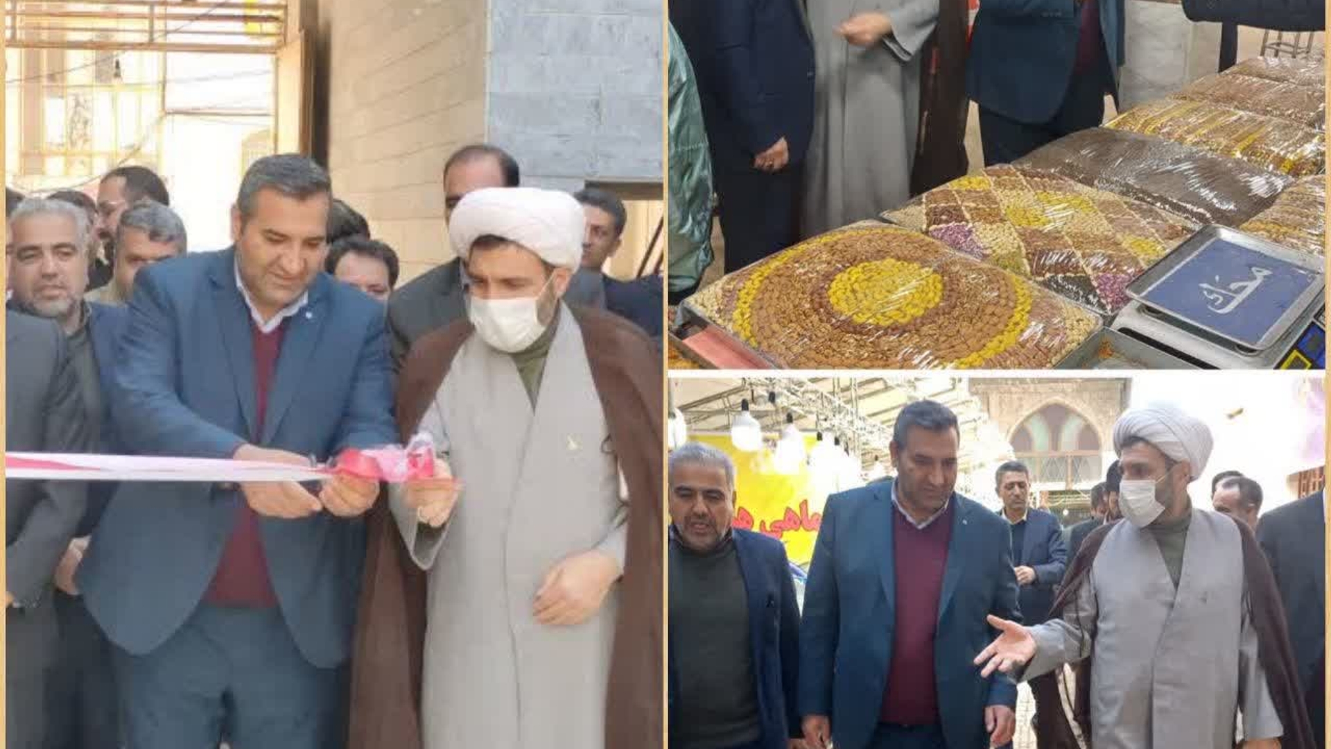 افتتاح نمایشگاه سوغات ، هدایا پوشاک و صنایع دستی در شهرستان کمیجان به مناسبت دهه مبارک فجر