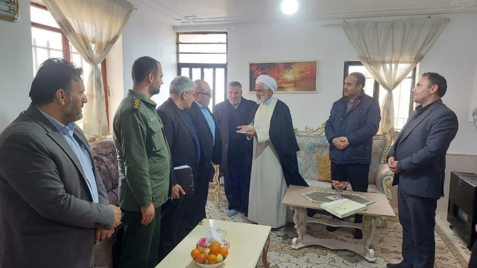 دیدار و تجلیل از جانباز گرانقدر «جناب آقای علی اکبر حسنی» در روستای کبودکمر