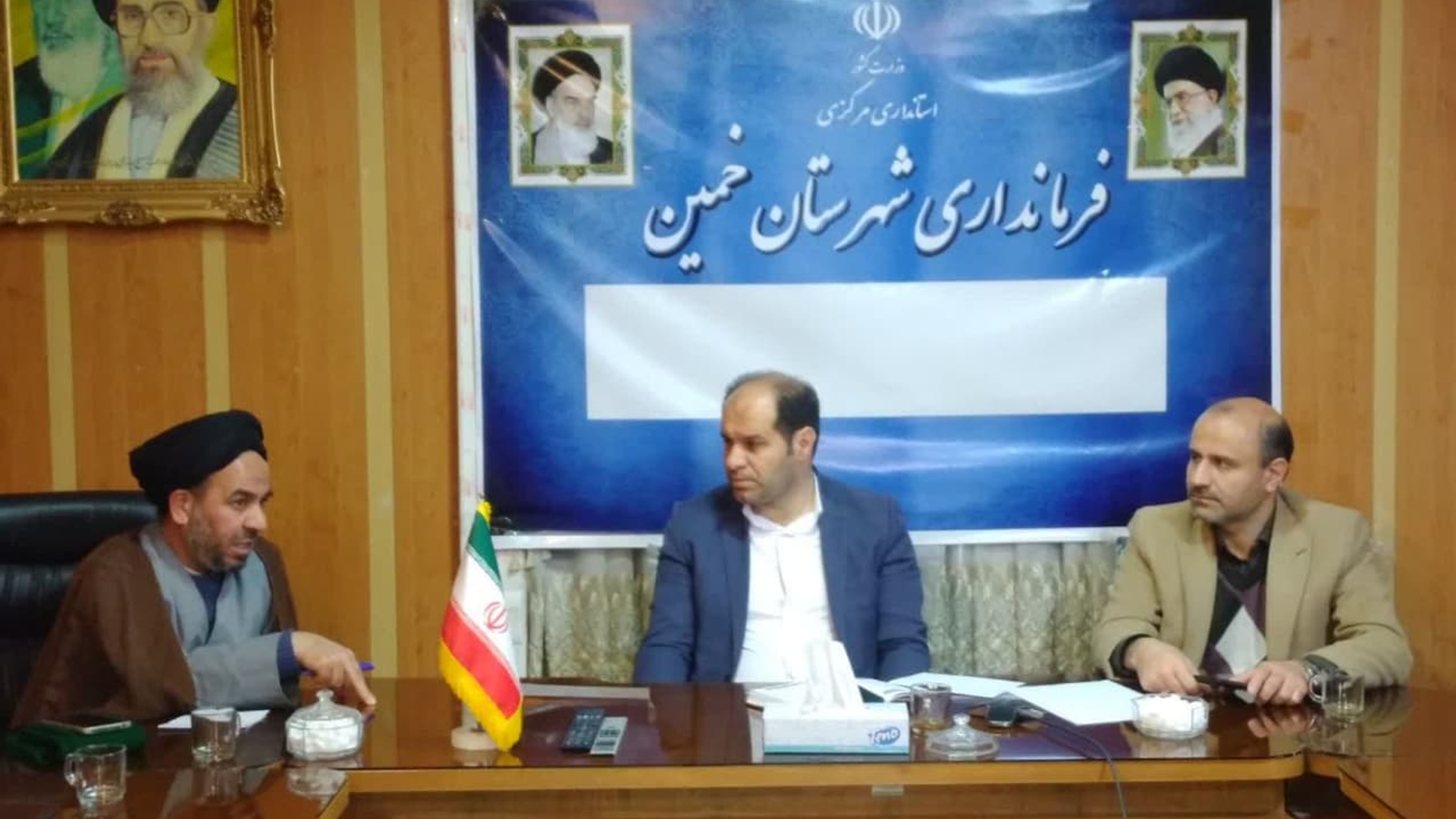 نشست هم اندیشی استفاده بهینه از اراضی مجاور مصلی امام خمینی (ره) خمین برگزار شد