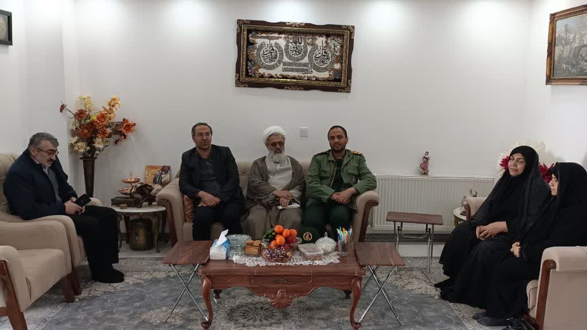 دیدار با خانواده شهید تقی سعدی