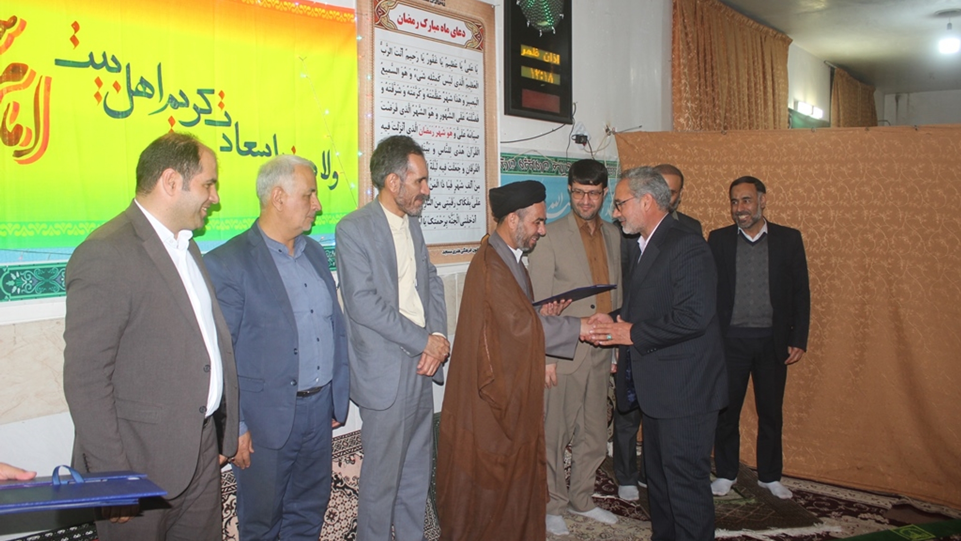 مراسم گرامیداشت ولادت امام حسن مجتبی (ع) در شهر قورچی باشی برگزار شد