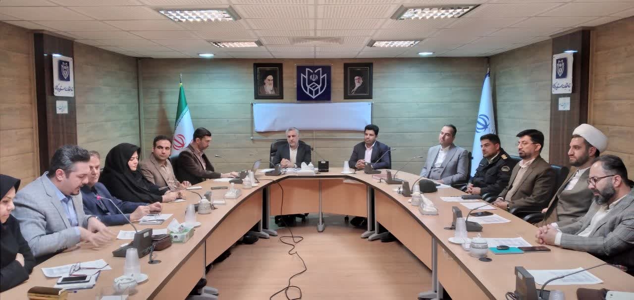 برگزاری جلسه مشترک کمیته رصد آسیب های اجتماعی و هیئت اندیشه ورز استان
