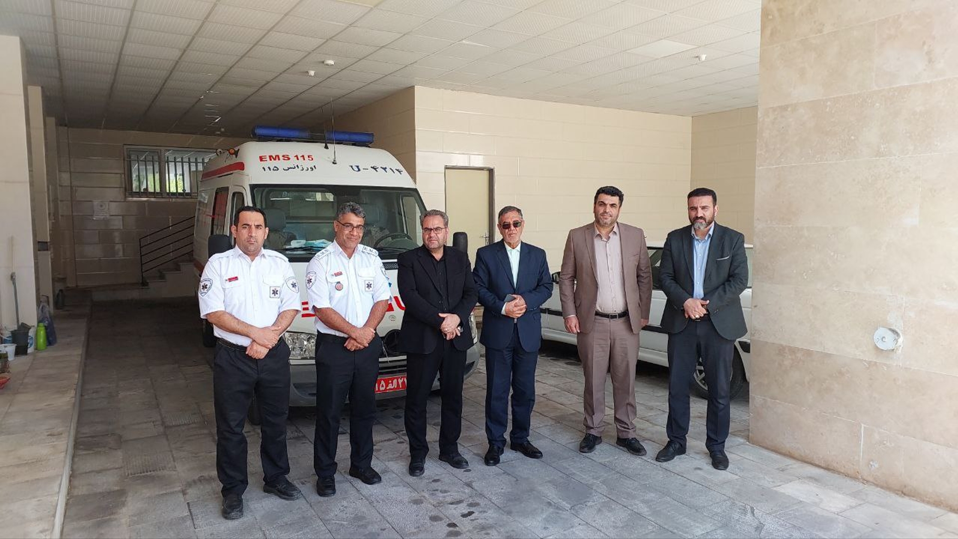 بررسی میدانی مرکز اورژانس پیش‌بیمارستانی شهرستان محلات
