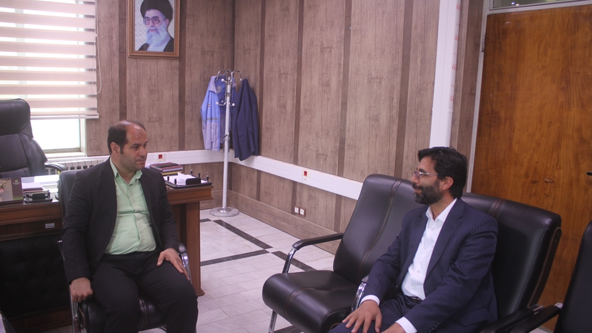 دیدار مدیر کل تعاون ، کار و رفاه اجتماعی استان با فرماندار شهرستان خمین برگزار شد