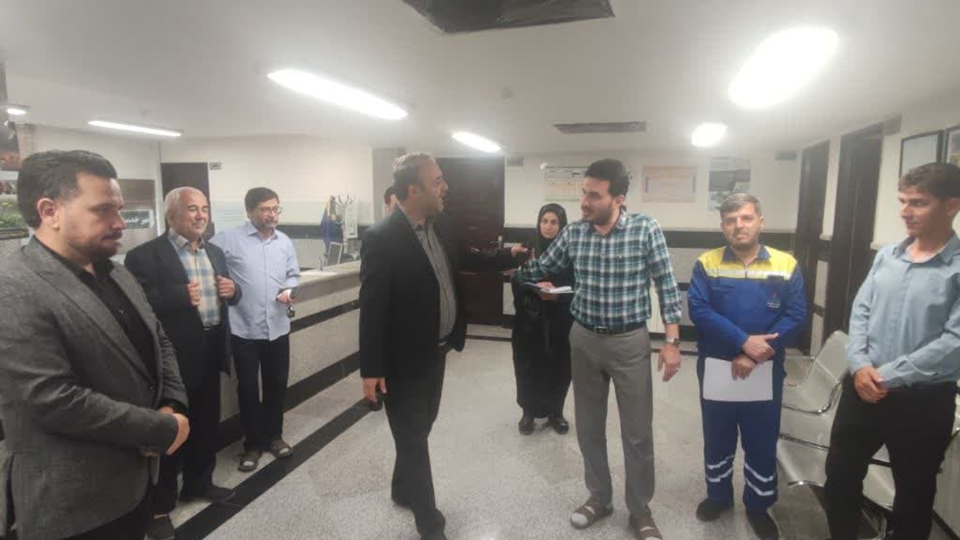 بازدید از ادارات مستقر در شهر زاویه