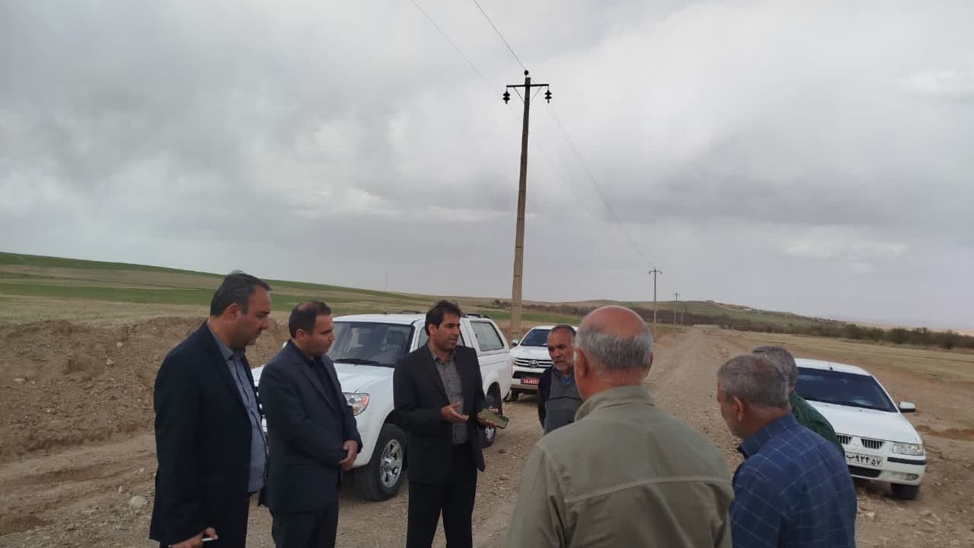 بازدید  از روند بهسازی محور مواصلاتی روستای بریه