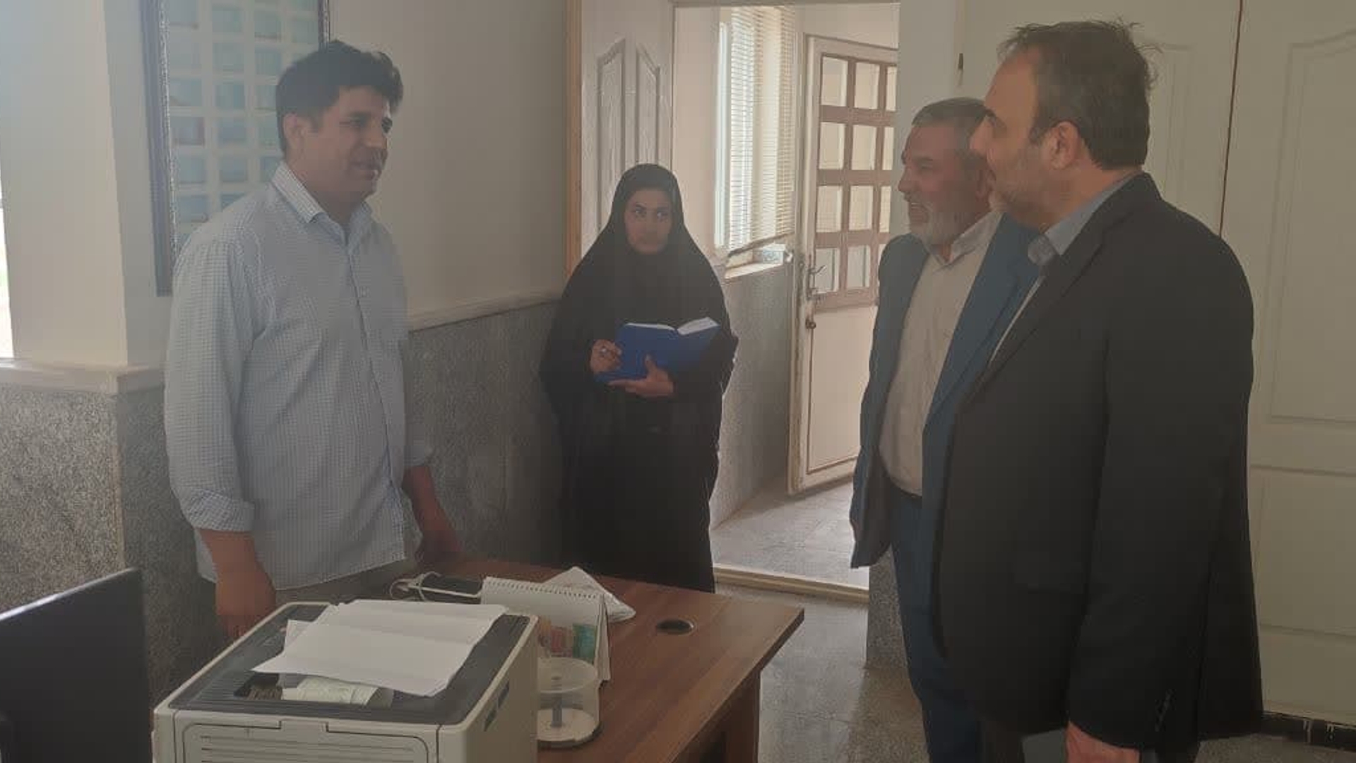 بازدید از اداره هوا شناسی شهرستان زرندیه