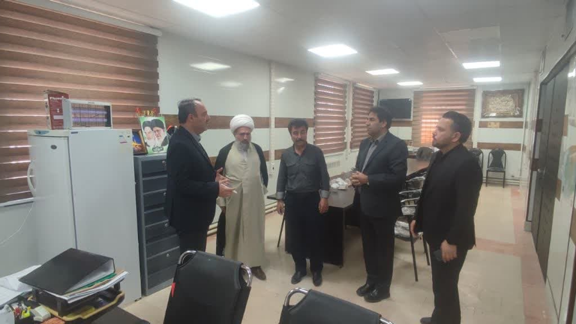 بازدید از اداره راهداری و حمل و نقل جاده ای شهرستان