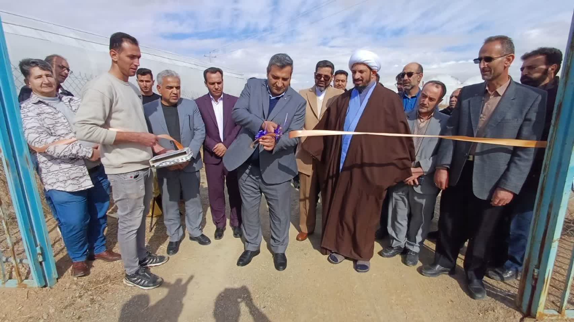 گلخانه روستای فامرین افتتاح شد