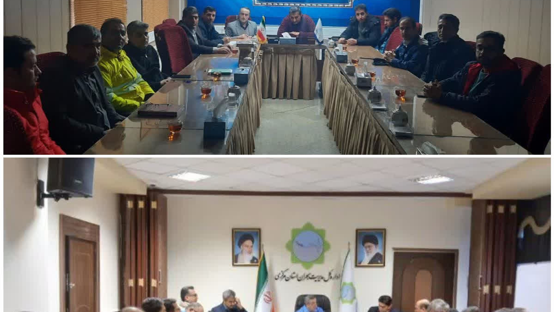 جلسه مشترک مدیرت بحران استان و شهرستانها