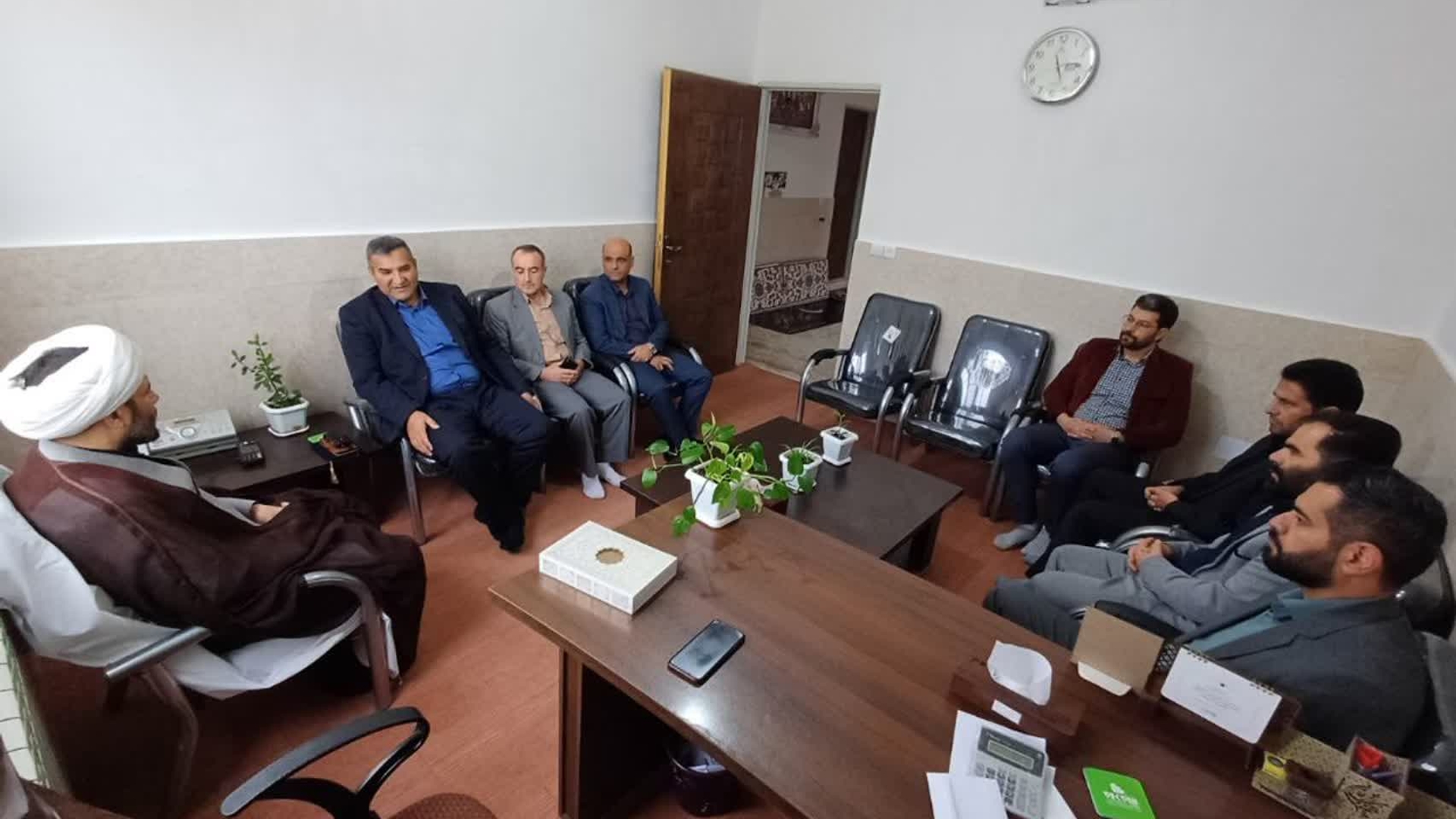 دیدار به مناسبت عید نوروز و تبریک سال نو در دفتر امام جمعه کمیجان