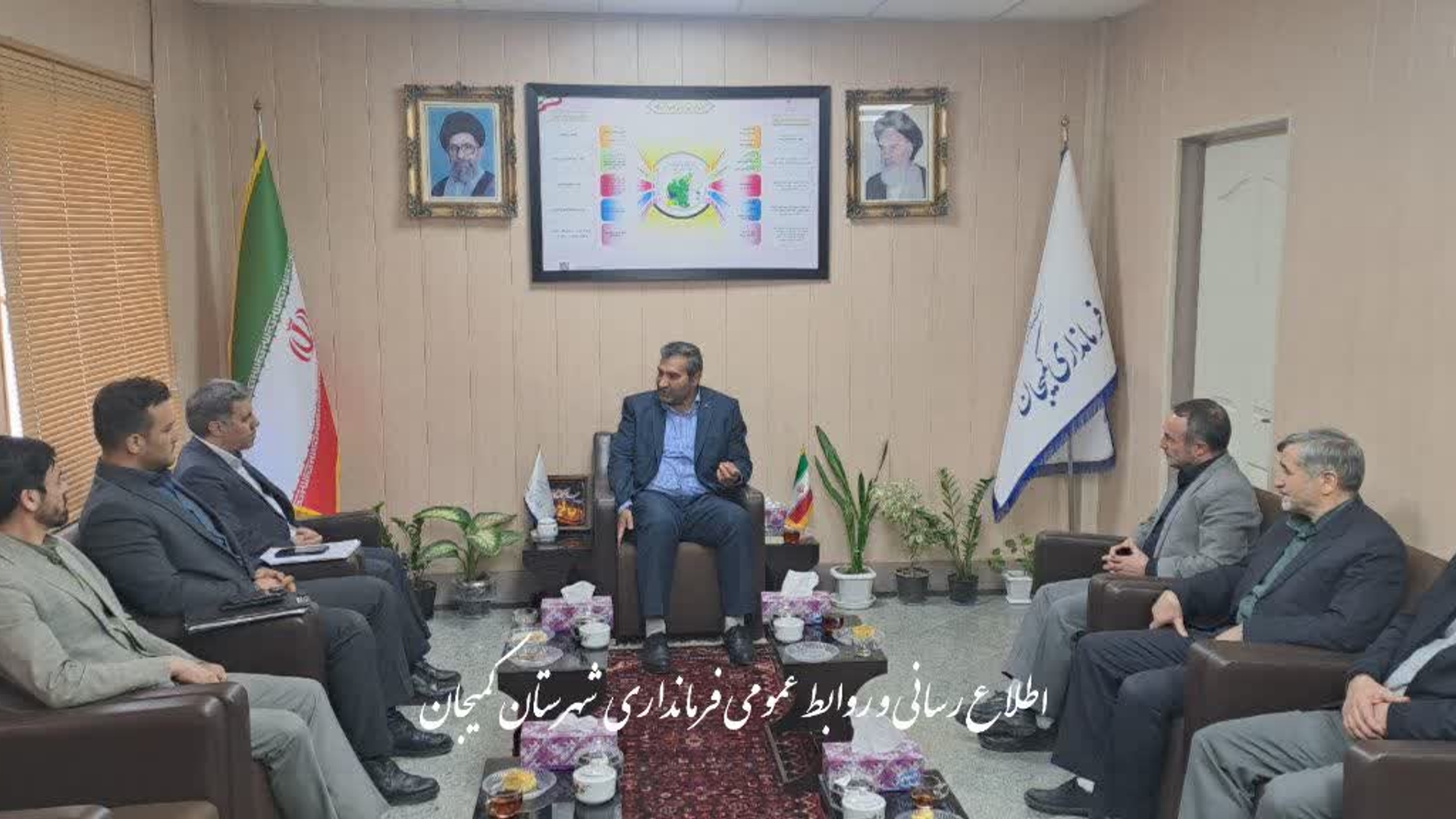 🔻دیدار معاون بازرسی اداره کل صنعت معدن و تجارت استان مرکزی به اتفاق بازرسان حوزه آرد و نان