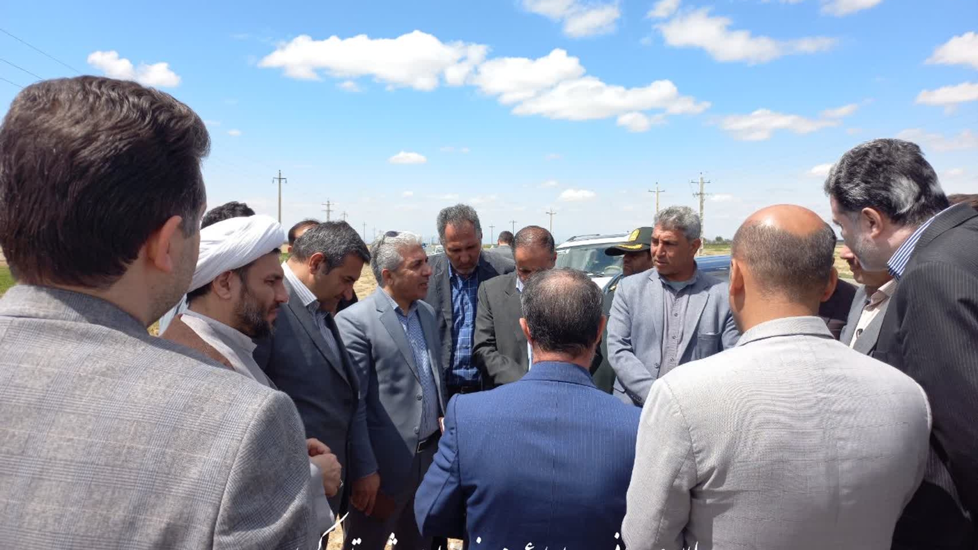 بازدید معاون عمرانی استانداری به اتفاق مدیرکل دفتر فنی استانداری،مدیرکل راهداری و حمل و نقل استان