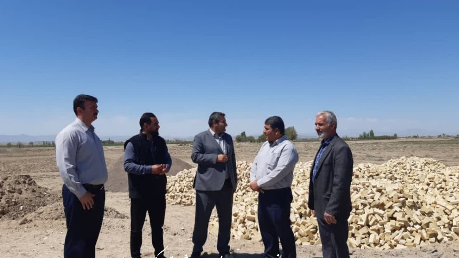 بازدید میدانی " مددی " سرپرست فرمانداری شهرستان کمیجان