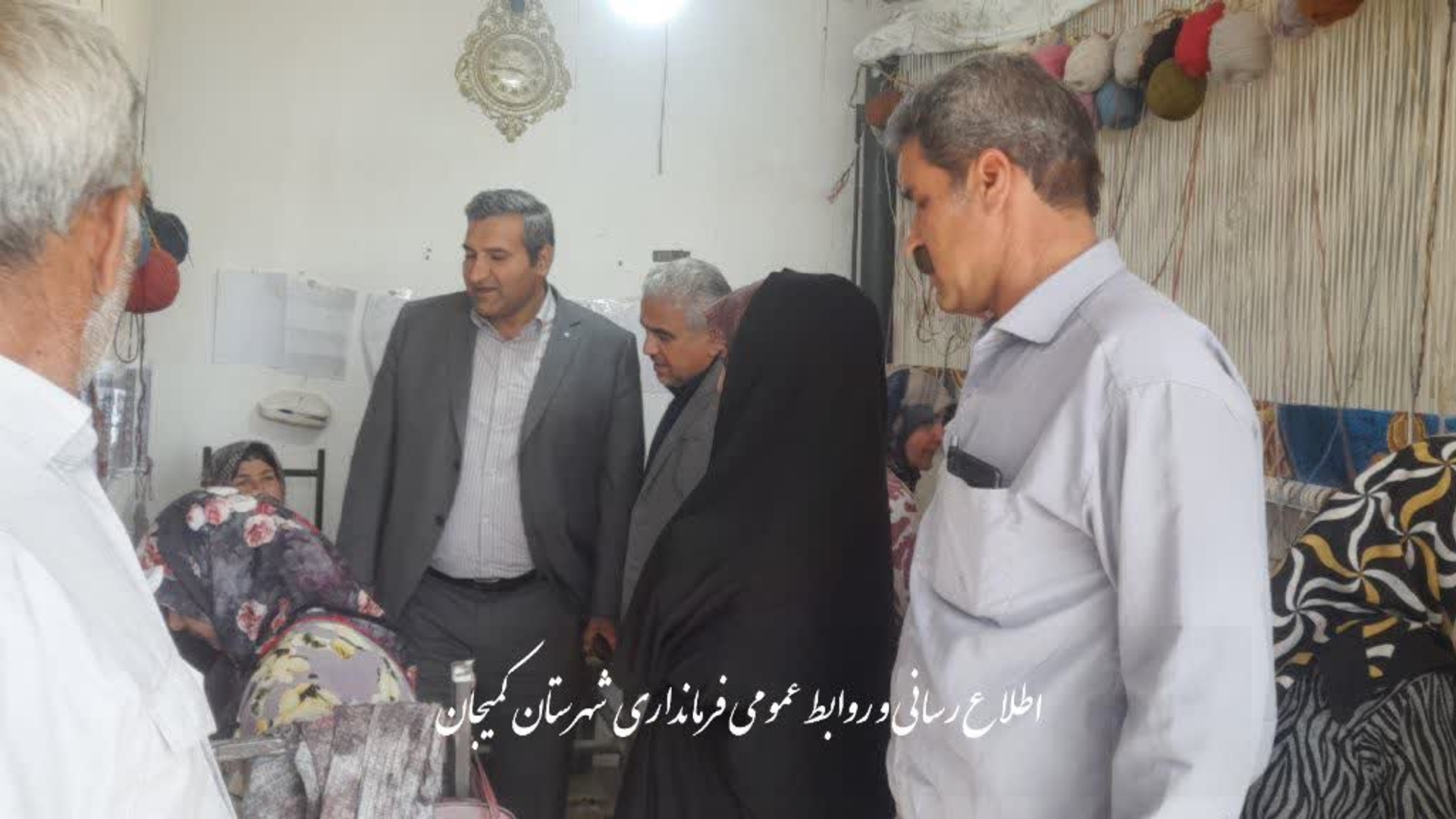 بازدید " مددی " سرپرست فرمانداری شهرستان کمیجان به اتفاق سرپرست بخشداری مرکزی