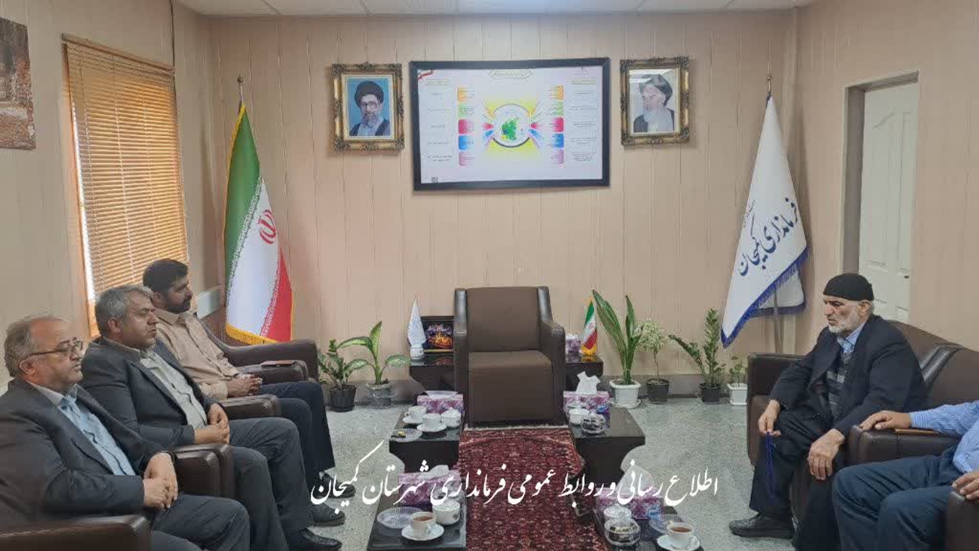 نشست سرپرست فرمانداری شهرستان کمیجان با مدیرکل اداره حفاظت از محیط زیست استان مرکزی