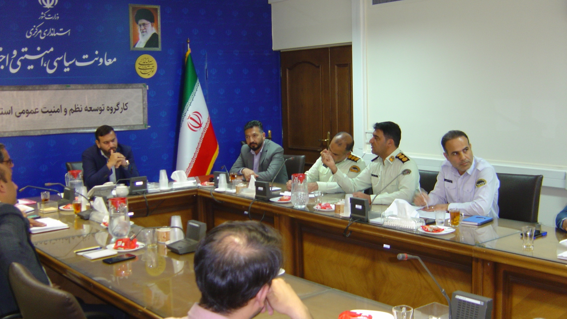 برگزاری جلسه کارگروه توسعه نظم و امنیت عمومی استان
