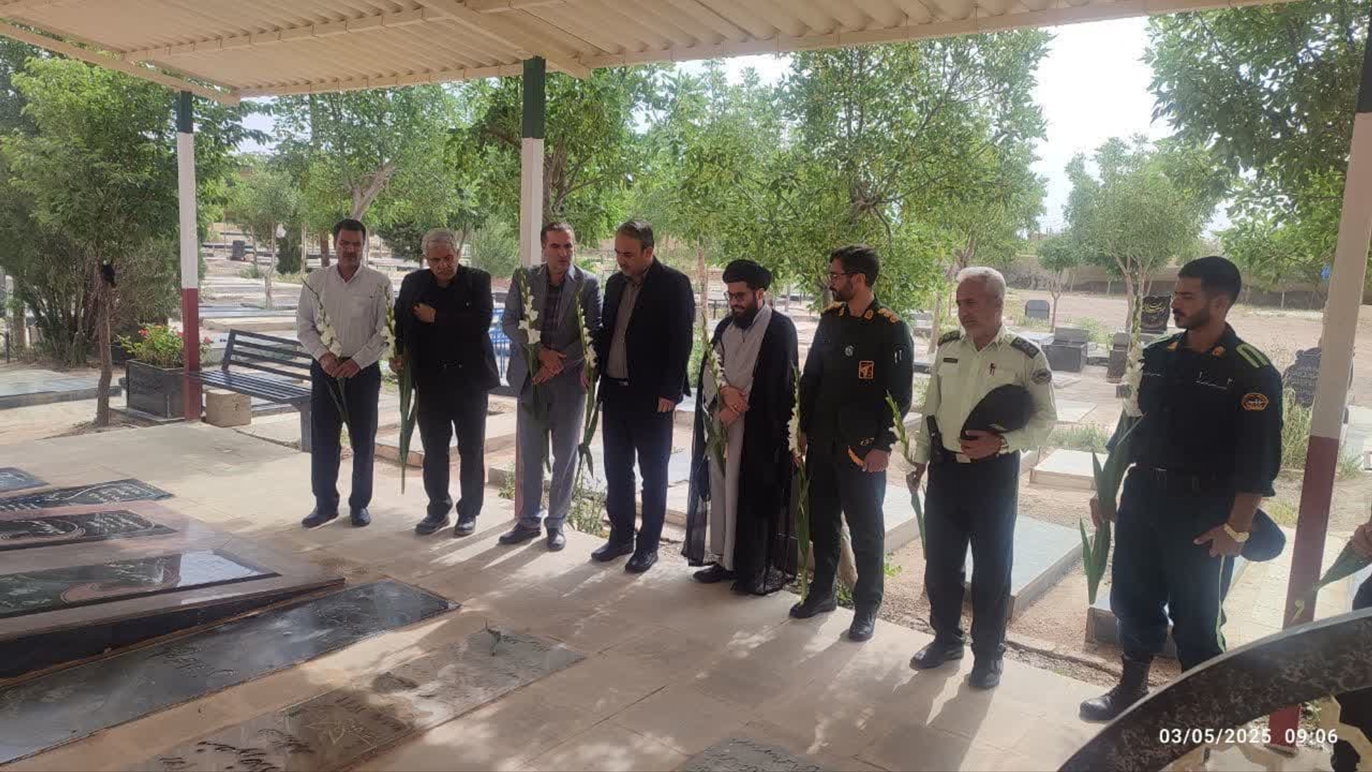 گلباران  گلزار مطهر شهدای روستای حکیم آباد