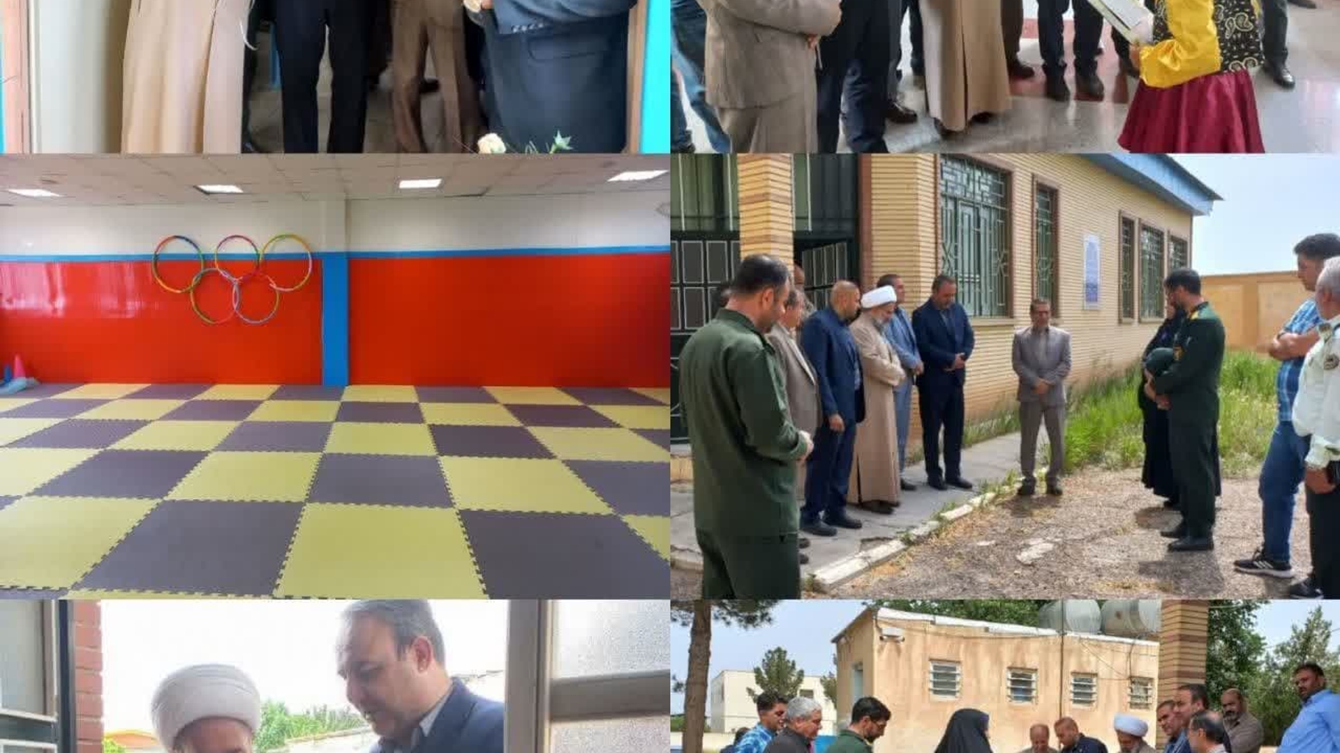 افتتاح مدرسه آسیه و کوثر