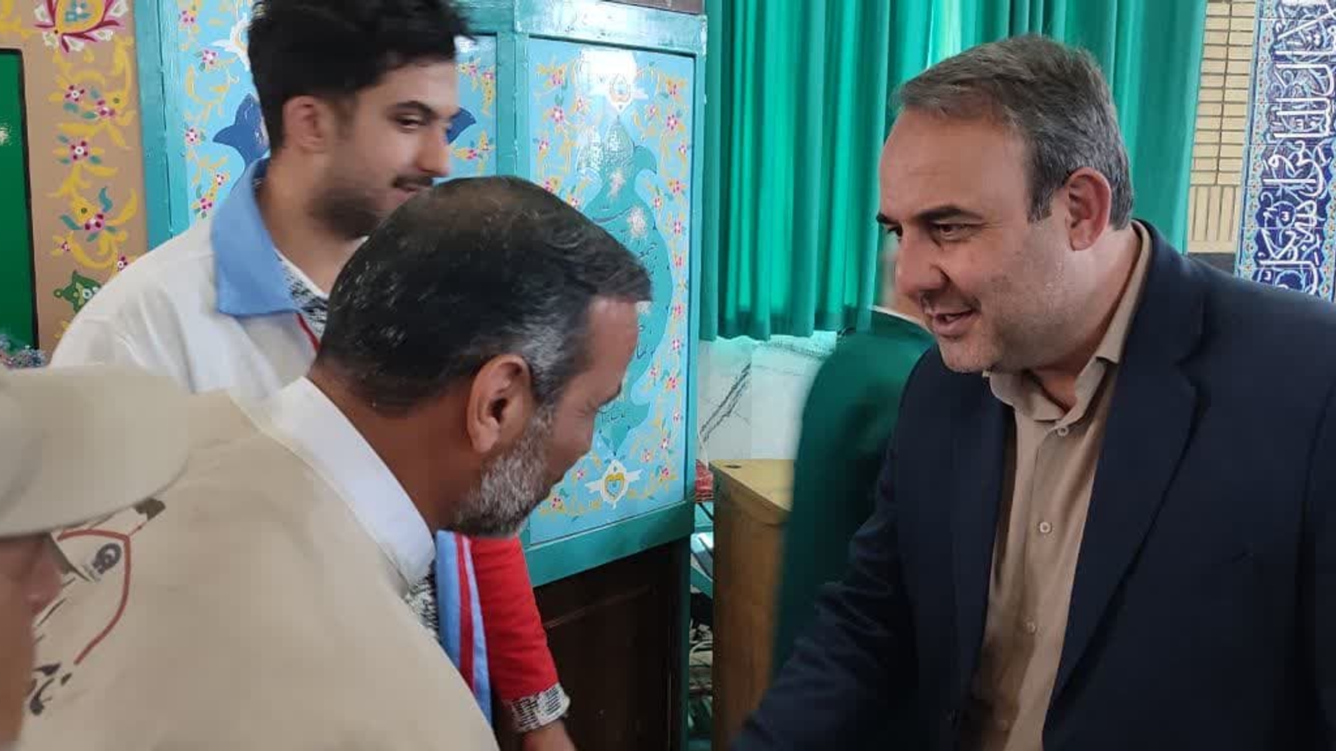 دیدار با تعدادی از خادمیاران کانون خدمت آستان قدس رضوی